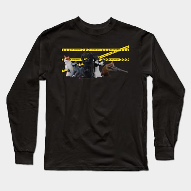 Crime Squad Long Sleeve T-Shirt by Viper Unconvetional Concept